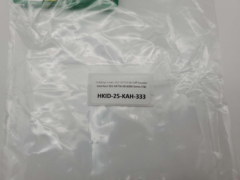 Giddings Lewis 502-03733-00 Diff Encoder Interface 501-04758-00 8000 Series CNC 5