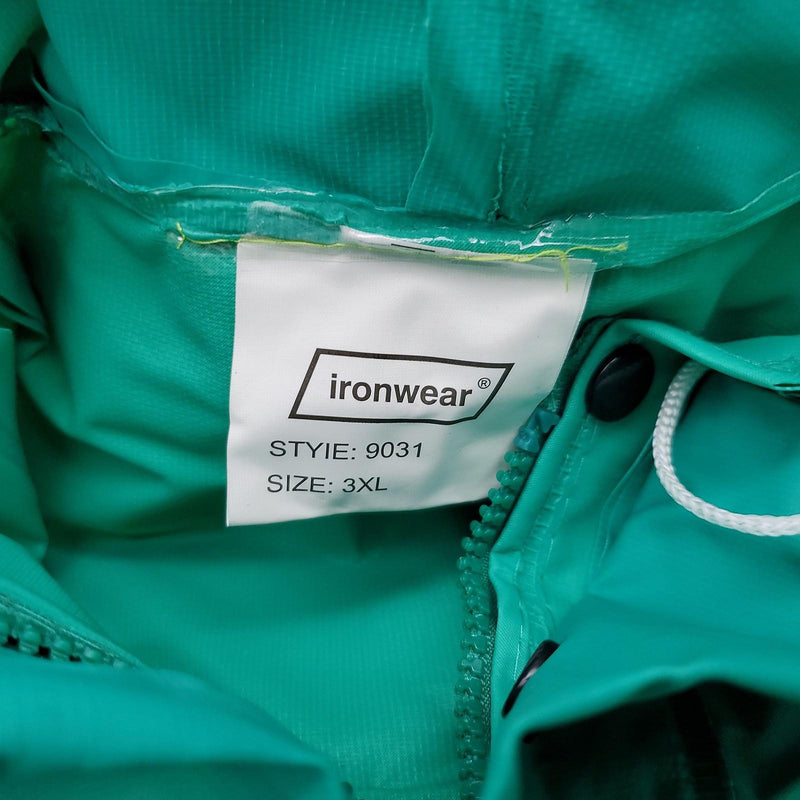 Ironwear 9031 Rainsuit XXXL / 3XL Flame Resistant PVC Nylon Coverall & Jacket 7
