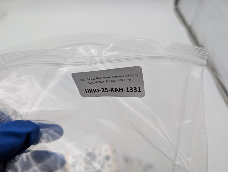 SMC MSQB20R Rotary Actuator w/ Table Size 20 Rack & Pinion M5 Ports 7