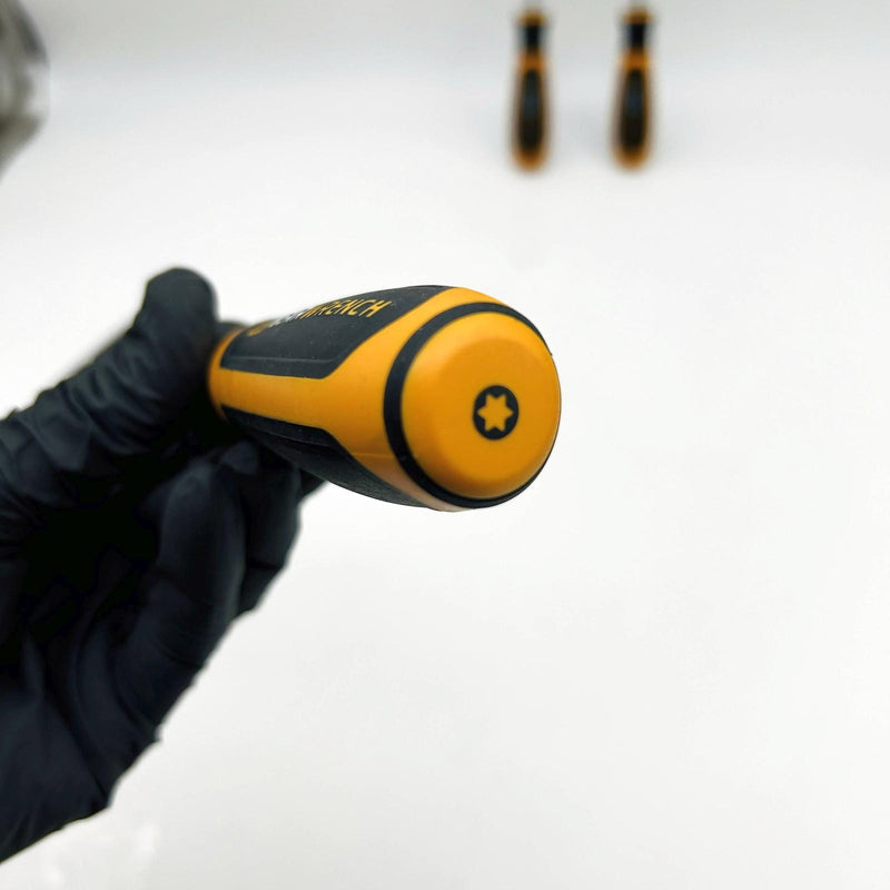 GearWrench 80024H Screwdriver Dual Material Mag T10x4 Torx Black Oxide Lot of 3 6