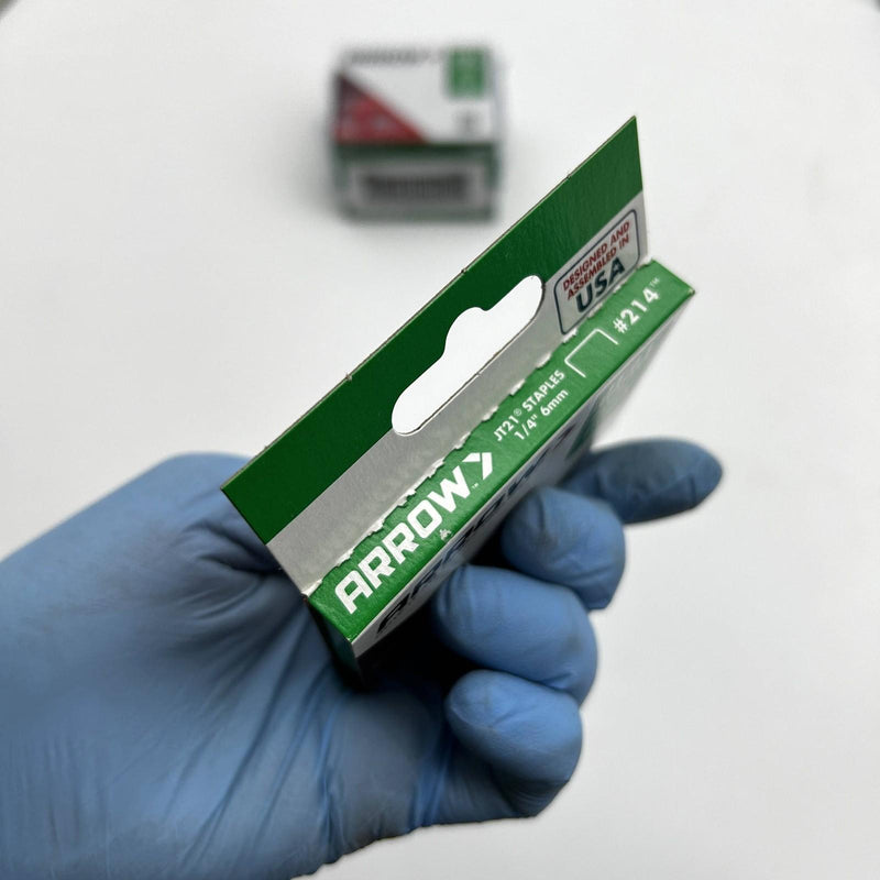 Arrow JT21 Staples 1/4" 6mm #214 Universal Fit JT-21/JT21CM 10pks/10000 Total