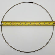 HPC LKR-11 Large Key Rings 11" Diameter Threaded Fastener Holds 200 Keys 2 Pack 4