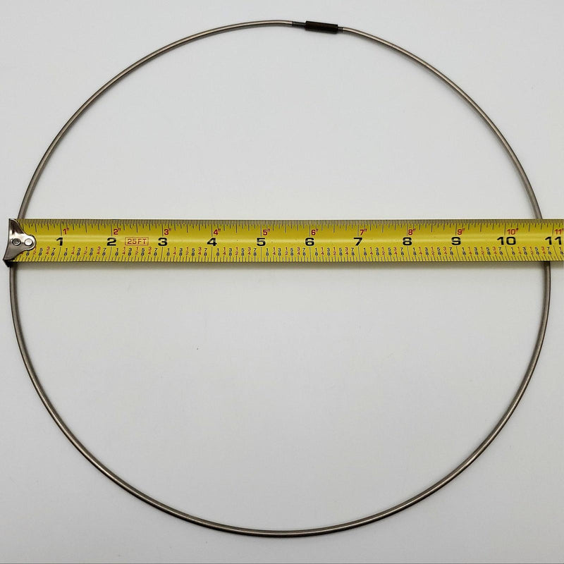 HPC LKR-11 Large Key Rings 11" Diameter Threaded Fastener Holds 200 Keys 2 Pack 4