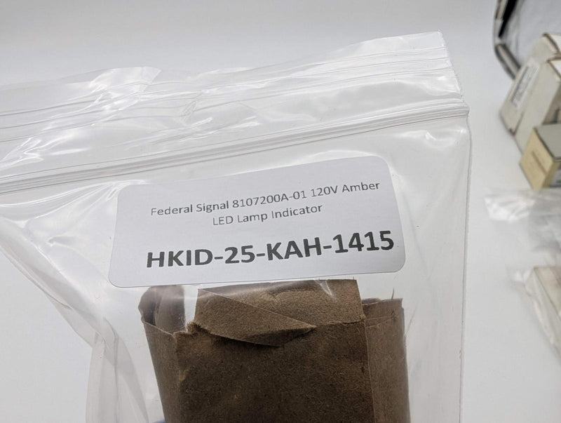 Federal Signal 8107200A-01 120V Amber LED Lamp Indicator 4