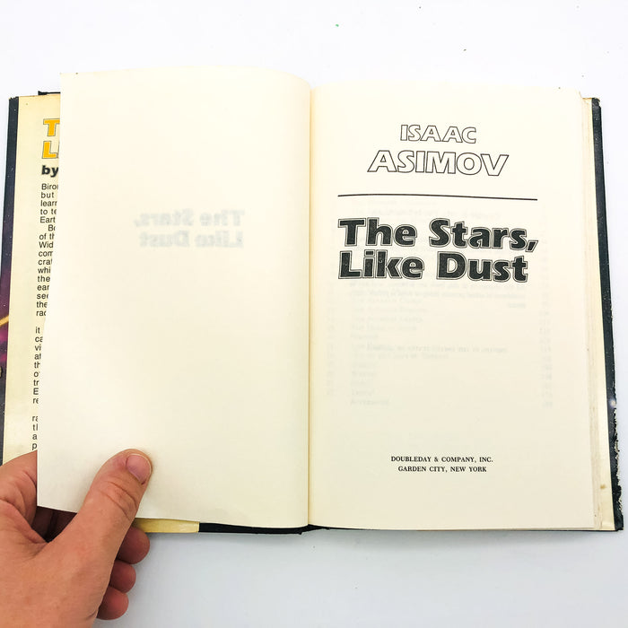 The Stars Like Dust Hardcover Isaac Asimov 1983 Galactic Empire Sci Fi Book Club 7