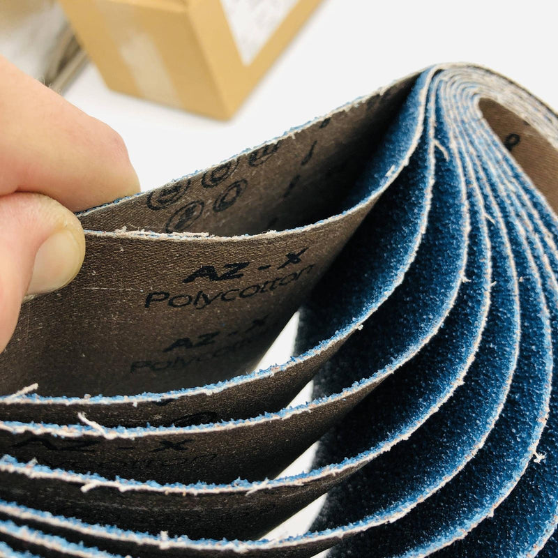Boring-Smith 20353 Sanding Belt 4" x 24" AZX 36 Grit BTZZBL Poly Cotton 10pk 6