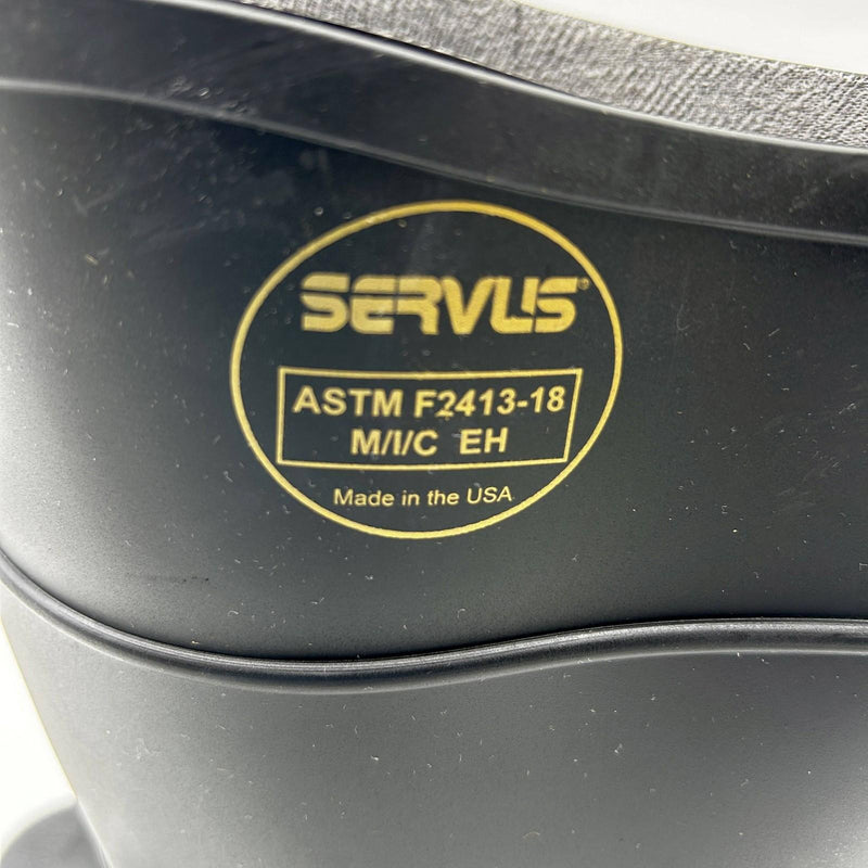 Servus 18821-BLM-080 Men's Rubber Boot Size 8 Steel Toe 14inch PVC Waterproof