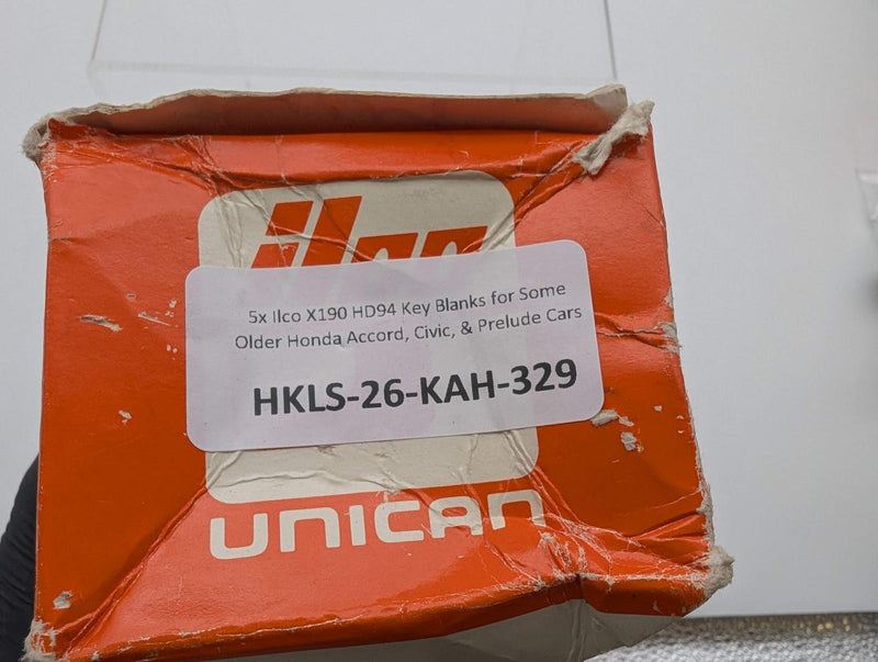 5x Ilco X190 HD94 Key Blanks for Some Older Honda Accord, Civic, & Prelude Cars 3