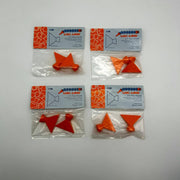 Loc-Line 51809 Flat Nozzle 2-1/2" Flare Acetal For Liquid Air 4pks of 2/8 Total 8