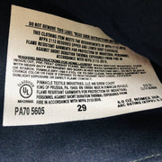 Topps PA705605 Trouser Flame Resistant 29x36 Nomex IIIA 4.5oz Navy Blue NWT 3