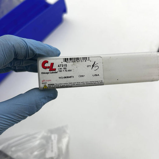 Chicago-Latrobe 47315 Jobber Length Drill Bit 150 7.70mm Black Oxide HSS 5pk 2