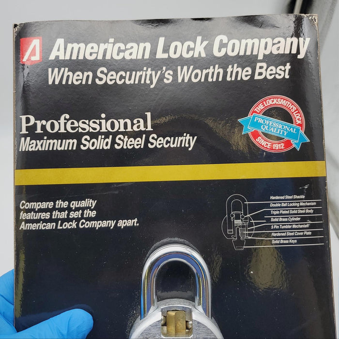 American Lock Company Model 700 Padlock Cutaway Merchandise Display Promotional 5