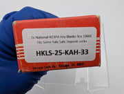 2x National N23PA Key Blanks Ilco 1060C Fits Some Yale Safe Deposit Locks 4