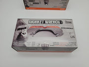 Monkey Wrench Nitrile Gloves Large Powder Free Textured 6 mill Pack of 100 2