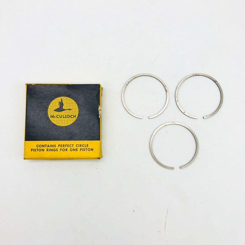 McCulloch 28455 Piston Ring Set Standard for Chainsaw OEM New Old Stock NOS Open 6