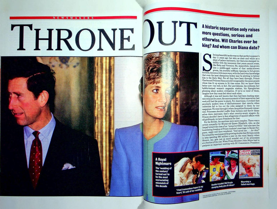 Newsweek Magazine December 21 1992 Princess Diana Cover Charles Divorce Monarchy 5