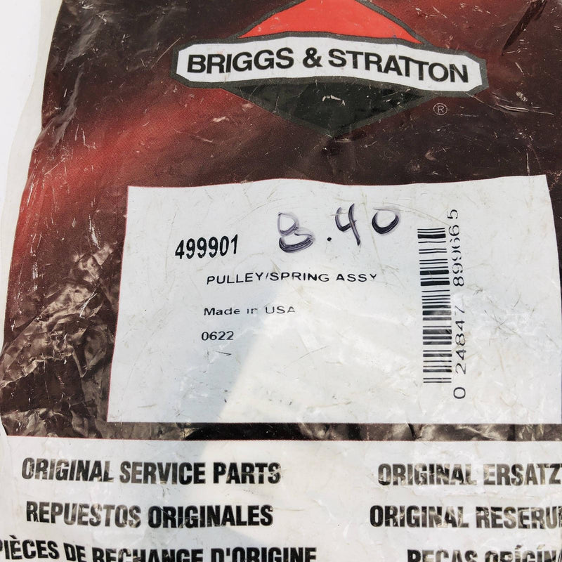 Briggs and Stratton 499901 Starter Pulley Spring Assembly OEM New NOS Sealed 2