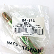 Oregon 04-163 Shoulder Bolt .38x2.5 NOS Replces John Deere M846 Gravely 07026100 5
