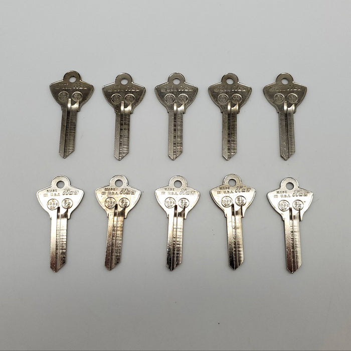 10x Ilco C1096CN Key Blanks for Elgin Craftsman & Sears Nickel Plated EL10 EZ 3