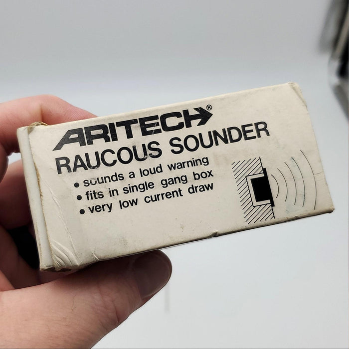 Aritech AE-912 Raucous Sounder 12VDC 28mA 79 dB Single Gang Box Made In Japan 6