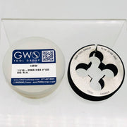 GWS 13232 Round Adjustable Split Die 11/16-20 NS Right Hand Thread HSS 2" OD 1