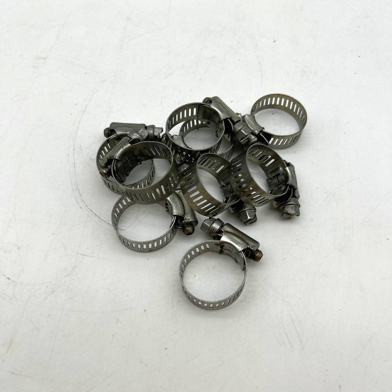DuPage 47853 Hose Clamp 9/16"-1-1/16" Adjustable Worm Drive 316SS B10HSPX 9/Pkg 5