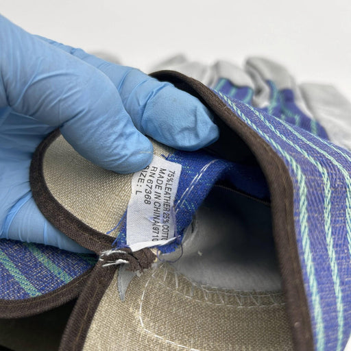 PIP 82-7563 Leather Palm Gloves Sz Large Gunn Cut Safety Cuffs Wing Thumb 9 prs 2