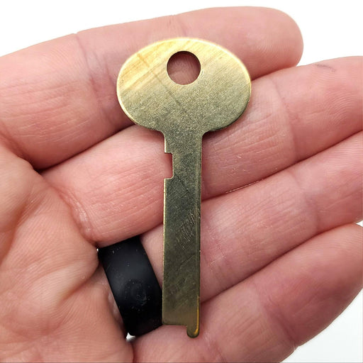 10x Ilco 1387 Guard Key Blanks Safe Deposit Box 0.080" T 0.280" W Nickel Silver 1