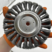 Weiler 08095 Wire Wheel 6inch Standard Twist .016 Wire 5/8-1/2" AH ST-6 1ct 4