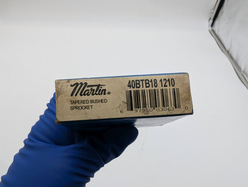 Martin 40BTB18 1210 Roller Chain Sprocket 1210 Bore 18 Teeth 1/2" Pitch 4