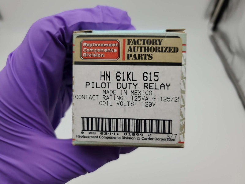 Carrier HN 61KL 615 Pilot Relay 250VAC 3A / 125VAC 5A HN61KL615 OEM 5