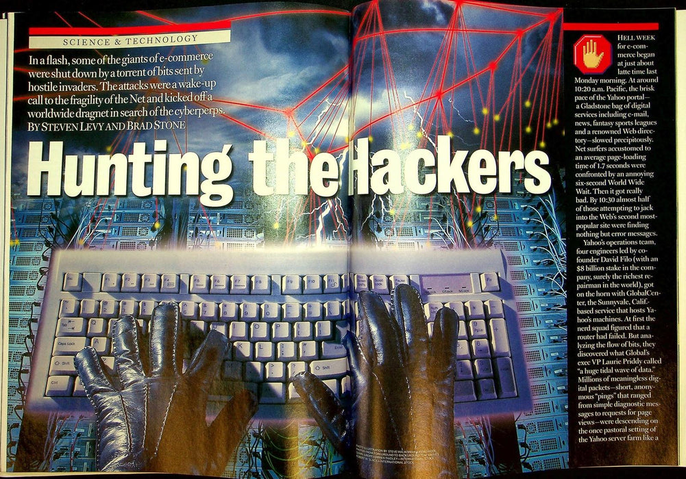 Newsweek Magazine February 21 2000 Chechnya Russia Flight 261 Hackers Ecommerce 5