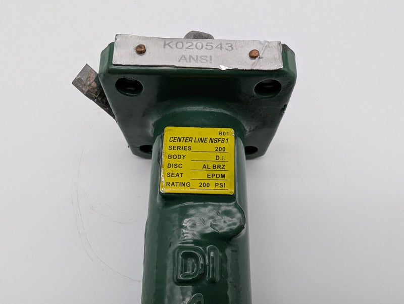 Center Line 4" Butterfly Valve 200 Series Wafer AL BRZ Disc EPDM Seat 200 PSI 3