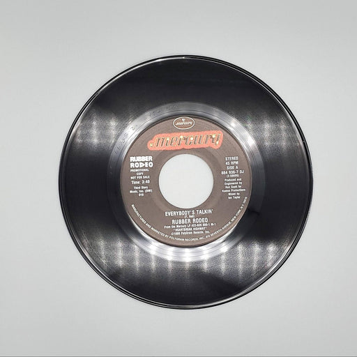 Rubber Rodeo Everybody's Talkin' Single Record Mercury 1986 884 936-7 DJ PROMO 1