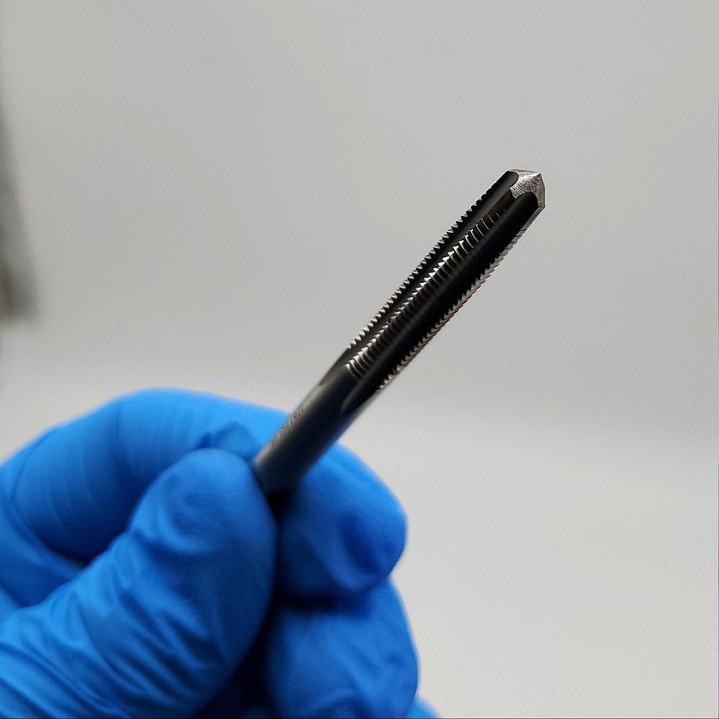 1/4"-28 Taper Hand Tap 4 Flute High Speed Steel 2-5/8" OAL 3/16" Chuck Exactek 2