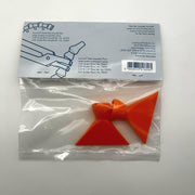 Loc-Line 51809 Flat Nozzle 2-1/2" Flare Acetal For Liquid Air 5pks of 2/10 Total 4