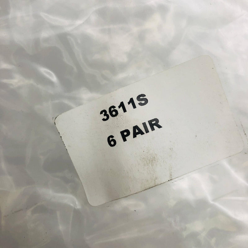 MCR Safety 3611S Drivers Glove Sz Small Goatskin Leather Keystone Thumb 6 Pairs 2