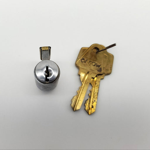 Arrow Lock Cylinder 15C Satin Chrome Key in Knob Old Style E Keyway 5 Pin 1