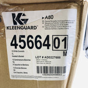 Kleenguard 45664 White Coverall A80 X-Large Zip Hood Boot Storm Elastic 12pk 2