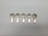 5x Ilco 1041W Key Blanks for Illinois X410 Nickel Plated NOS 3