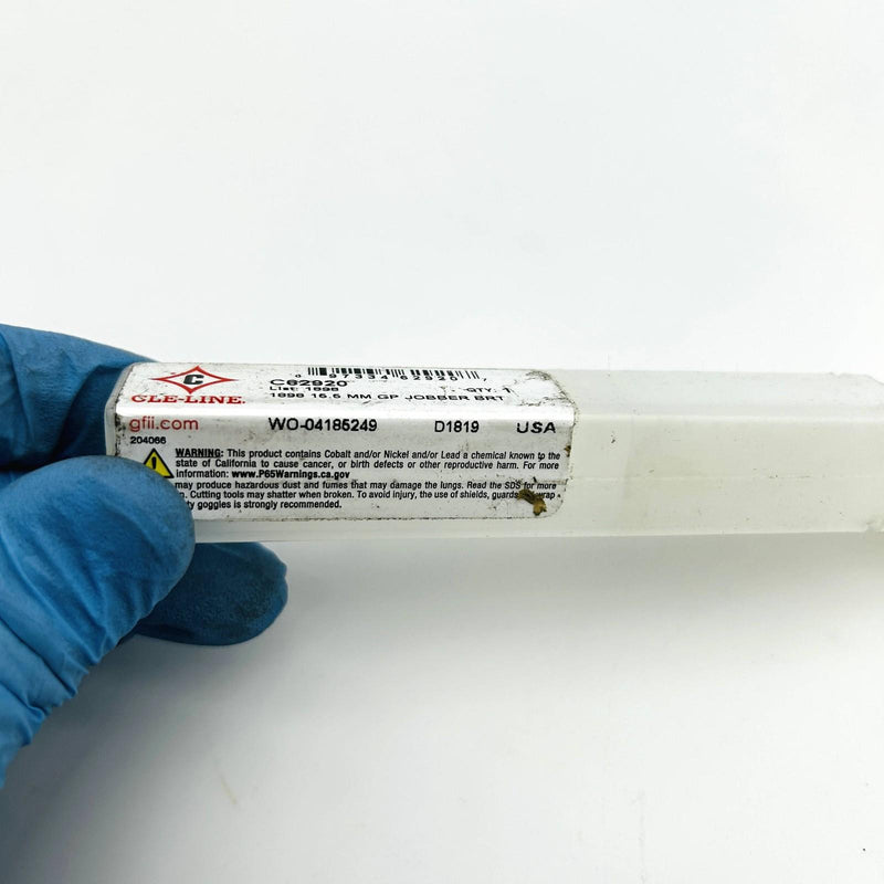 Cle-Line C62920 Jobber Length Drill Bit 1898 15.5MM General Purpose Bright HSS