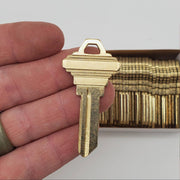 50x Schlage Key Blanks 35-100 F Keyway Nickel Silver 5 Pin Standard Bow NOS 3