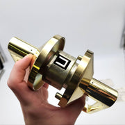 Falcon Door Lever Classroom Lock Bright Brass 2-3/4" Backset Z561D 4