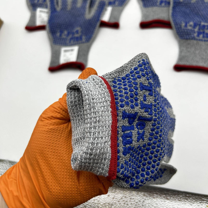 Showa 8113C Cut Resistant Gloves Size 9 Large T-Flex Plus Dotted Ambi 7ct 7