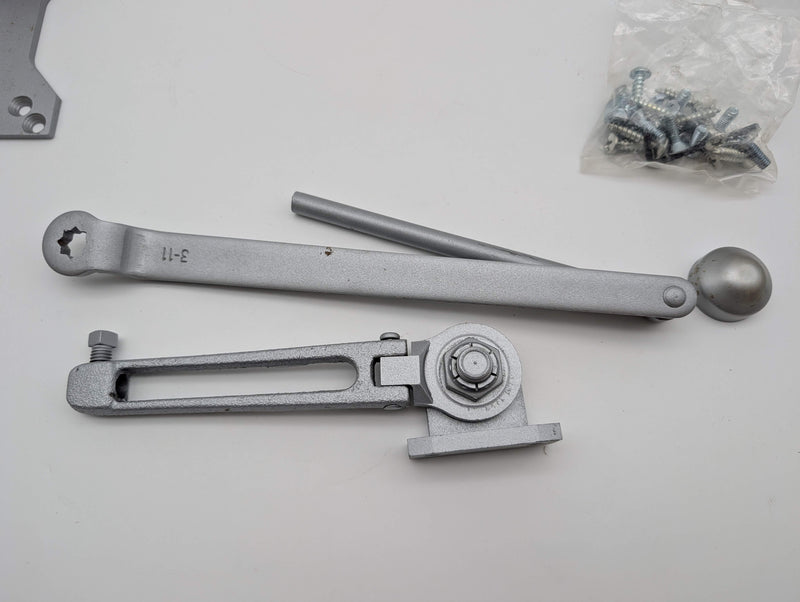 Yale 155 Door Closer Tri-Pack Hold Open Backcheck Reversible Aluminum Finish