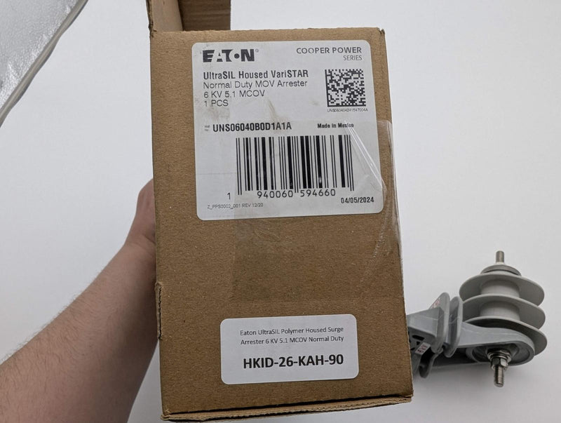 Eaton UltraSIL Polymer Housed Surge Arrester 6 KV 5.1 MCOV Normal Duty 5