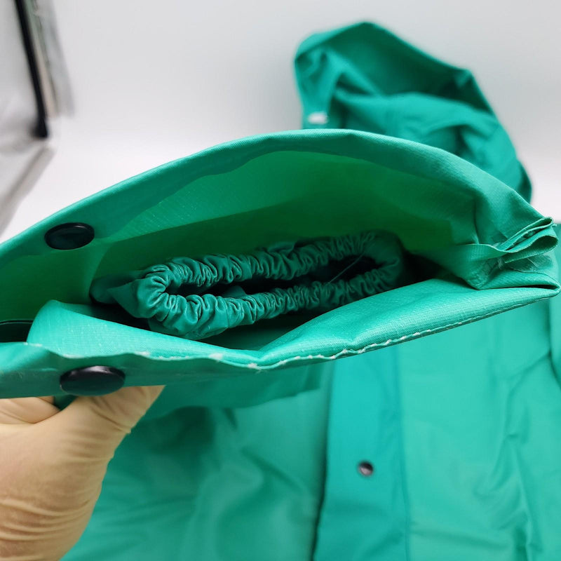 Ironwear 9031 Rainsuit XXXL / 3XL Flame Resistant PVC Nylon Coverall & Jacket 9