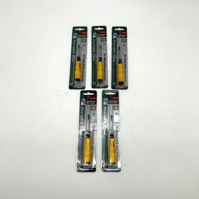 Eclipse Pro's Kit 800-123 Tri Wing Screwdriver Driver Shaft #0 Tip Size Lot of 5 11