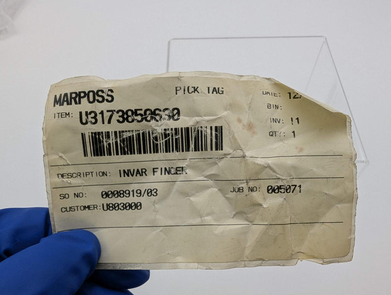Marposs U3173850630 Invar Finger Gauge OEM Replacement Part 6
