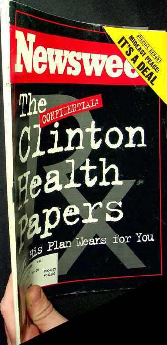 Newsweek Magazine September 20 1993 Bill Clinton Health Papers Confidential Leak 7